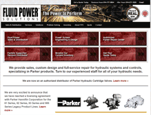 Tablet Screenshot of fluid-power-solutions.com